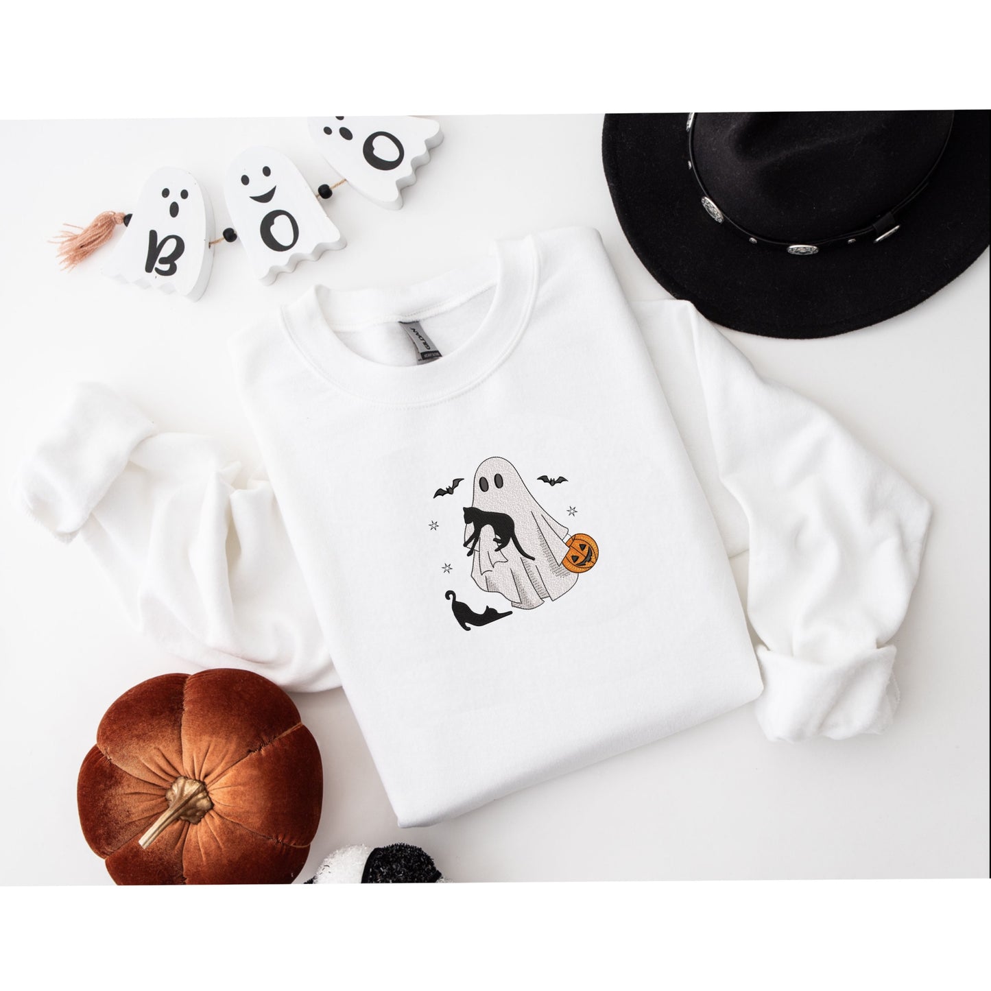 Ghostie Cat Crewneck