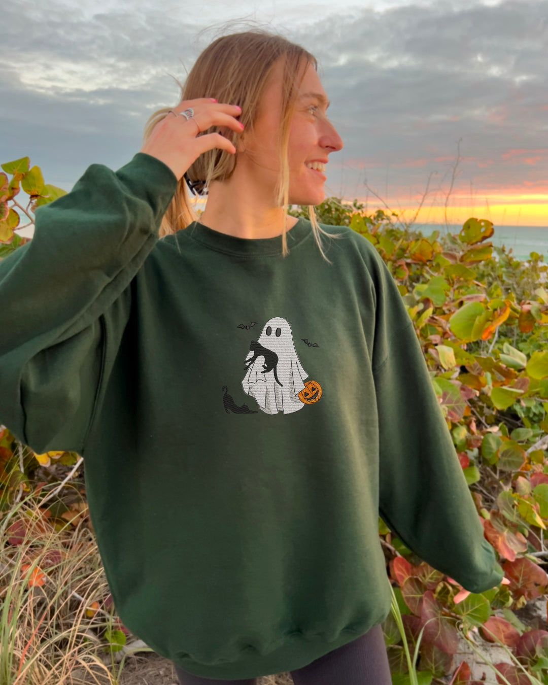Ghostie Cat Crewneck