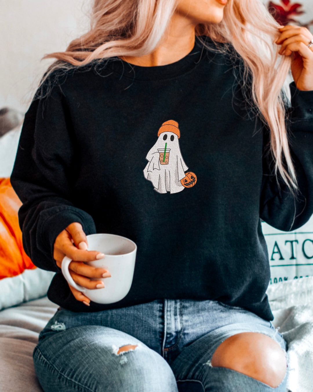 Iced Coffee Ghostie Crewneck