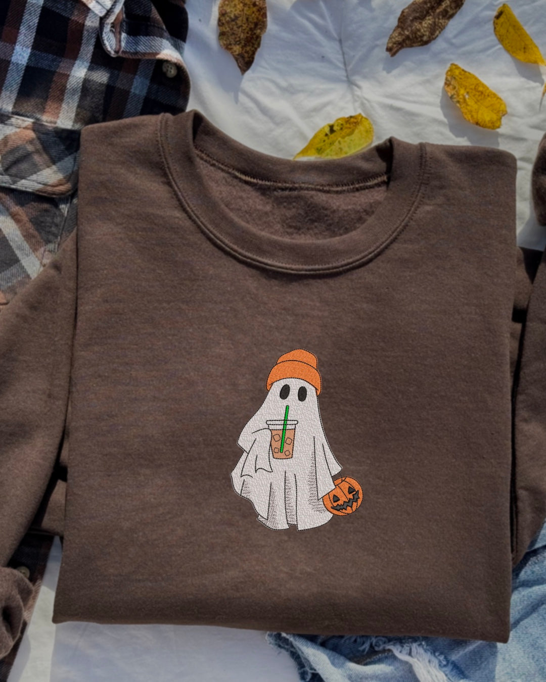 Iced Coffee Ghostie Crewneck